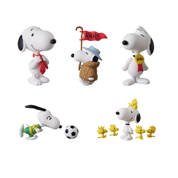 送料無料◆UDF ウルトラディテールフィギュア No.896～900 PEANUTS SERIES 19 5種セット スヌーピー ピーナッツ メディコム・トイ 【7月予約】
