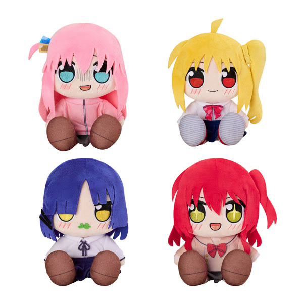 貨物輸送無料◆ぼっち・ざ・ろっく！ くりぱん ぬいぐるみ 4種書き割り (後藤高だか/伊地知虹夏/山田リョウ/喜多郁代) グッドスマイルカンパニー 【6月取って置く】