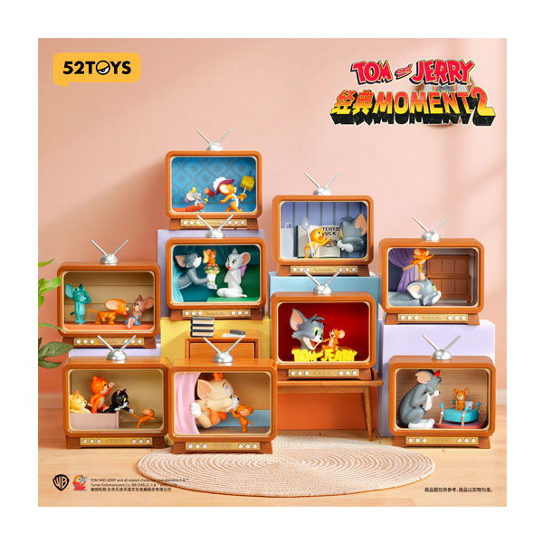 【52TOYS】 トムとジェリー可動フィギュアブラインドボックス 4種セット Amazon | 52TOYS BLINDBOX x TOM and JERRY トムとジェリー 「Poor TOM