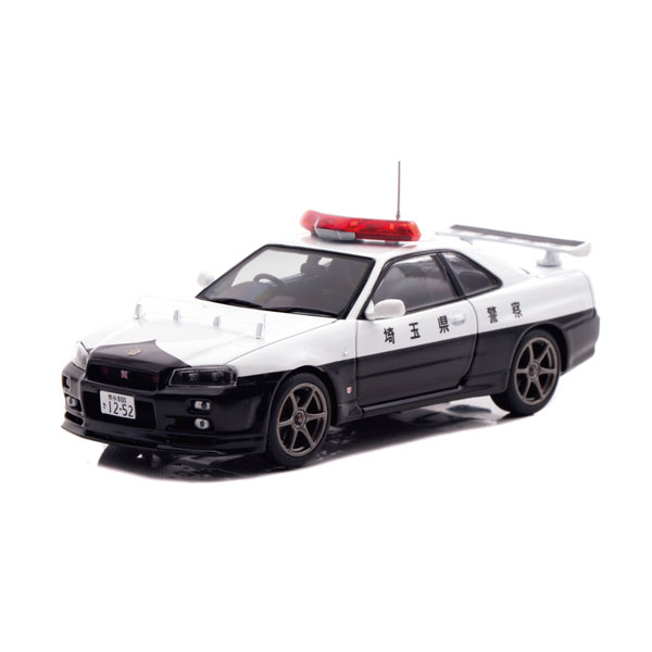 RAI’S 1/43 日産 スカイライン GT-R (BNR34) 2020 埼玉県警察高速道路交通警察隊車両 (953) 限定500台 ミニカー H7432011 （ZM168177）