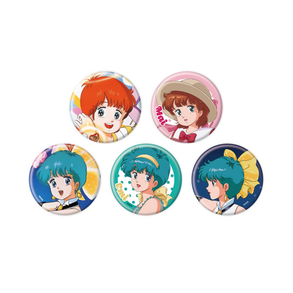 A3 『魔法のスターマジカルエミ』 公式イラスト 缶バッジ01 全5種コンプリートセット (1BOX) 【3月予約】画像