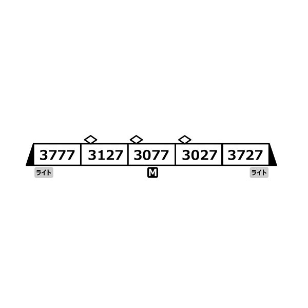 送料無料◆A6564 マイクロエース 京王3000系 リニューアル車 ベージュ 5両セット Nゲージ 鉄道模型 【9月予約】