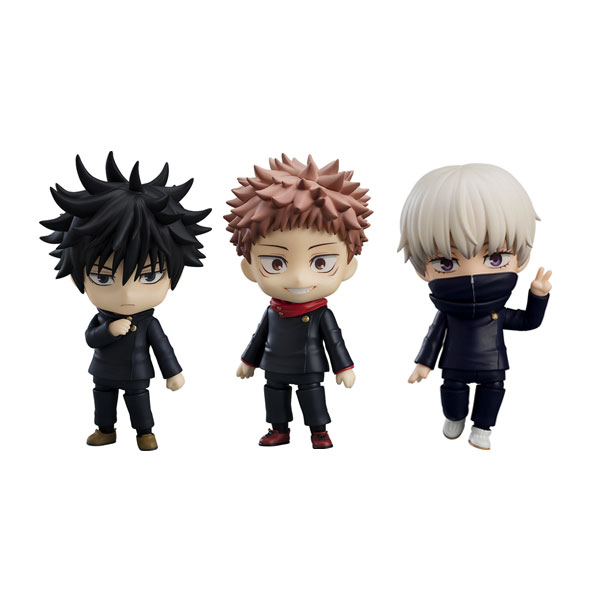 送料無料◆再販 ねんどろいど TVアニメ『呪術廻戦』 3種セット (虎杖悠仁/伏黒恵/狗巻棘) グッドスマイルカンパニー フィギュア 【7月予約】
