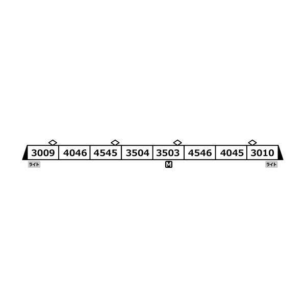 送料無料◆A6683 マイクロエース 営団3000系 全車小窓編成 8両セット Nゲージ 鉄道模型 【未定予約】