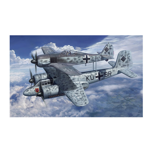 ハセガワ 1/72 Ta154A-1 ＆ Fw190A-8 “ミステル” プラモデル 02537 【7月予約】