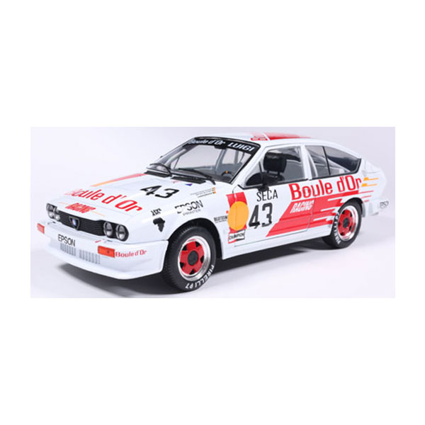 送料無料◆SOLIDO 1/18 アルファロメオ GTV6 スパ 24h 1985 ＃43 ダイキャストモデル ミニカー S1802308 【未定予約】