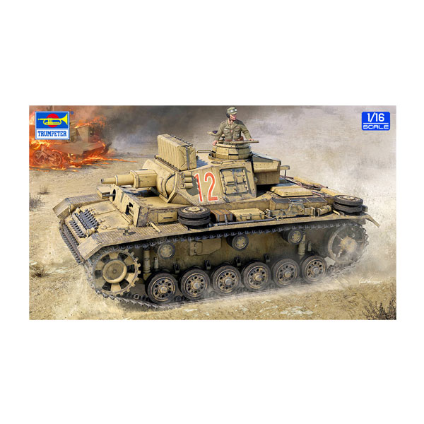 送料無料◆トランペッター 1/16 III号戦車 N型 &rdquo;チュニジア&rdquo; プラモデル 00957 【11月予約】｜でじたみん 店