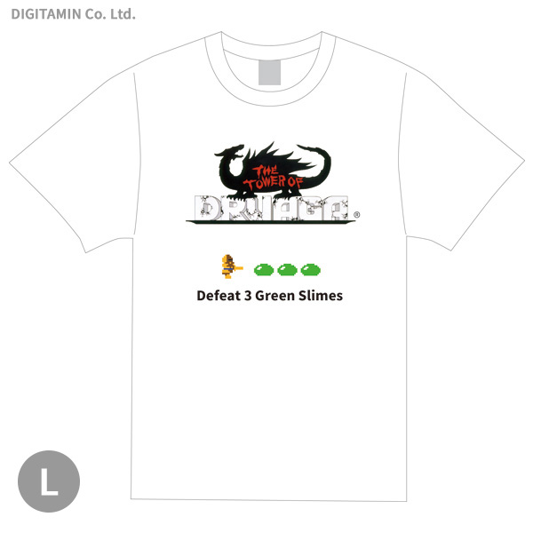 送料無料◆YUTAS ドルアーガの塔 Tシャツ 「Defeat3GS」 Lサイズ（ZG33047）画像