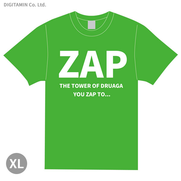 送料無料◆YUTAS ドルアーガの塔 Tシャツ 「ZAP」 XLサイズ（ZG33056）画像
