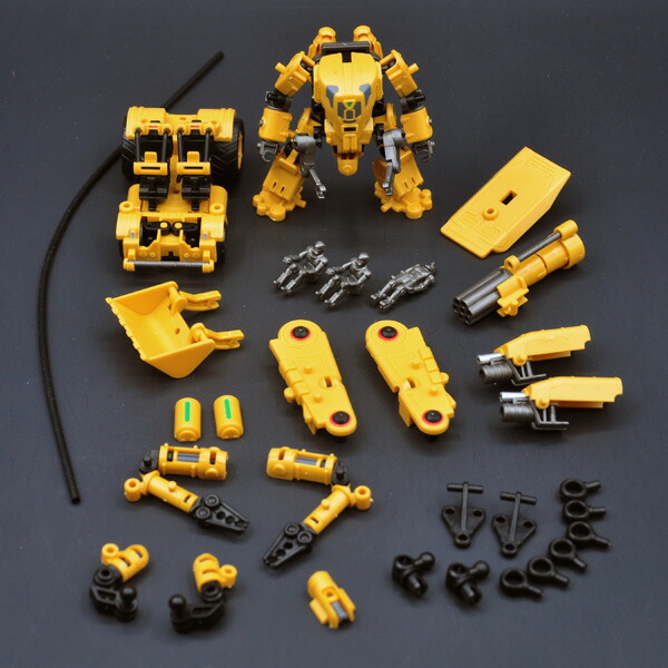 楽天市場 送料無料 Rihio Mm002 Yellow 1 60 マルチアビス V リンク メカ ディフェンダー コンストラクション セット イエロー プラモデル Zp でじたみん 楽天市場店