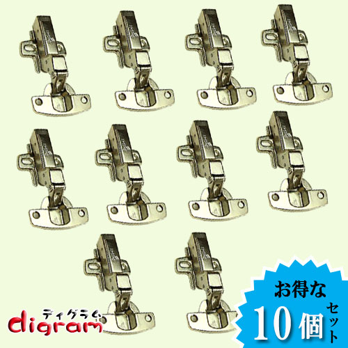 横すべり 丁番 壱座布団 ダンパー内蔵 脱着式 つかみ取る付き添い人 35φ （ はたご屋仕掛ける ） 10個仕掛ける 【TR03115】
