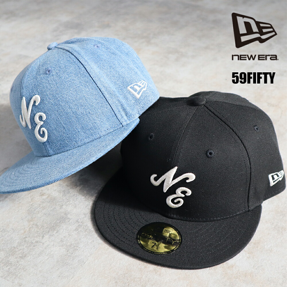 59FIFTY Classic Logo ブラック × ホワイト タグ付き 楽天市場】ニューエラ 59FIFTY クラシックロゴ ブラック