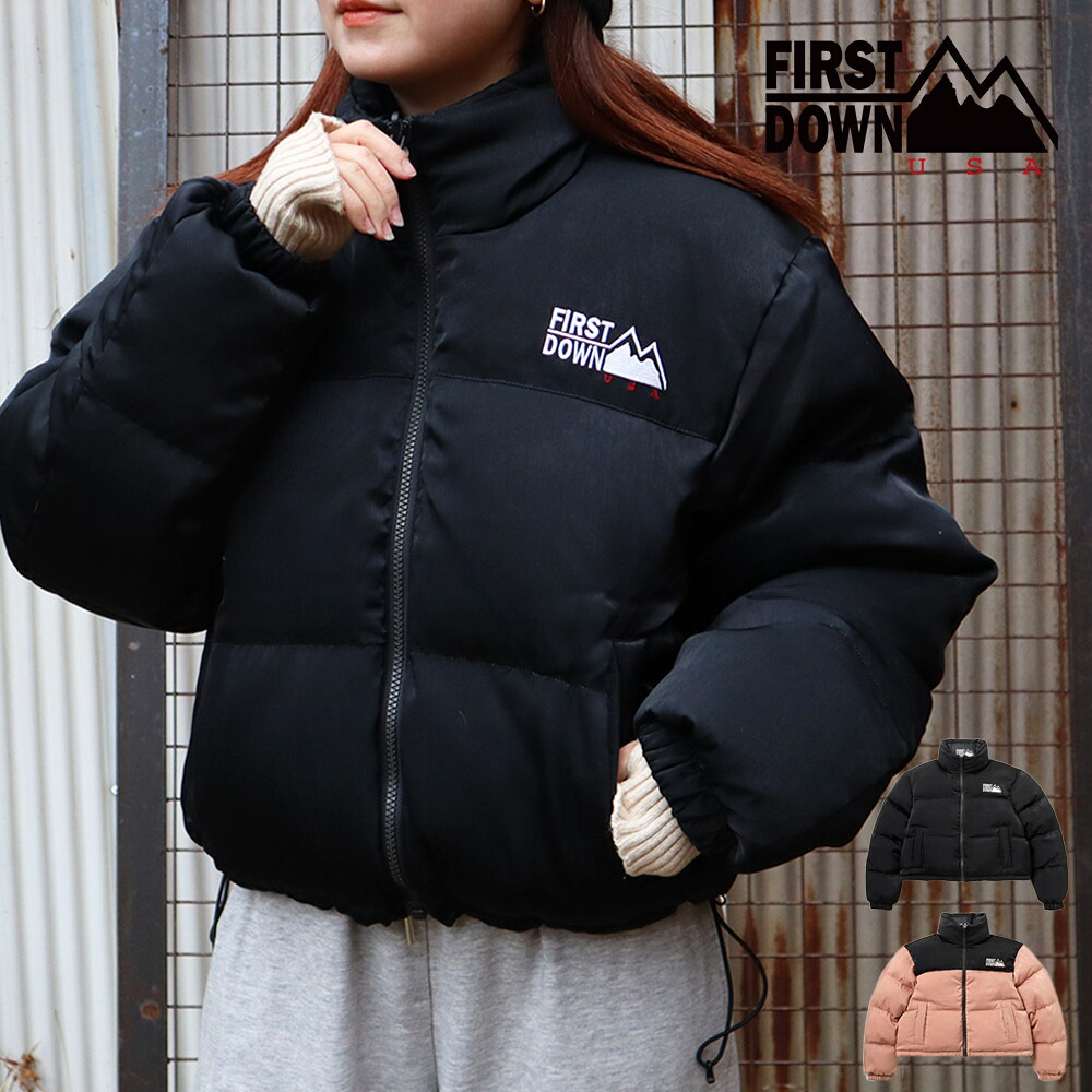 【30%OFF!】FIRST DOWN ファーストダウン ショート バブルダウンジャケット リバーシブル 2WAY ダウンジャケット メンズ アウター 2WAY 防寒 軽量 ブランド おしゃれ カジュアル 冬 冬服 人気 ストリートドローコード アウトドア キャンプ 山 海|digred 店