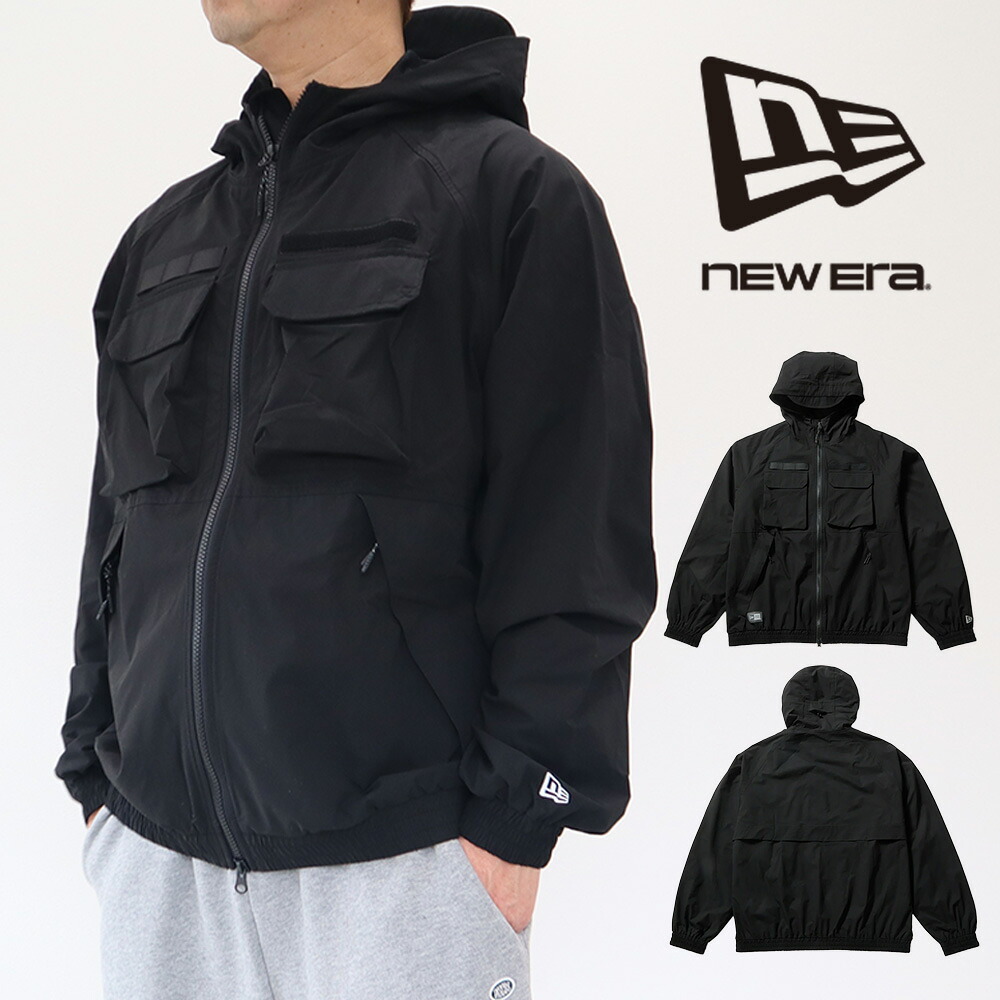 【新作】NEWERA ニューエラ ユーティリティー フィールド トラックジャケット ブラック　アウトドア　ジャケット　ナイロンジャケット　ブルゾン　アウター　釣り　海　川　山　スポーツ　カジュアル　タウンユース