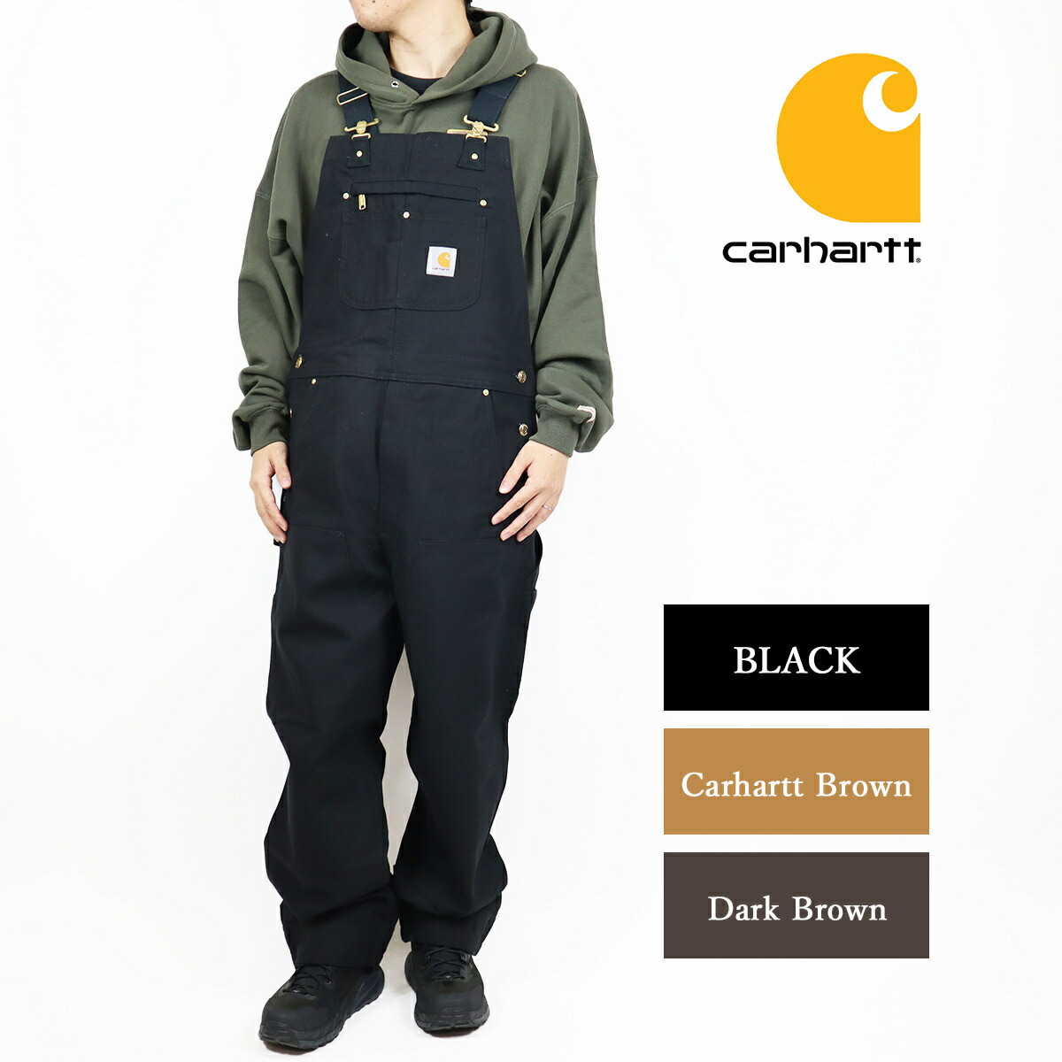 carhartt カーハートオーバーオール　42x32 ビックサイズ　USA製 Carhartt 【Carhartt】カーハート R28 ダック カーペンター ビブ