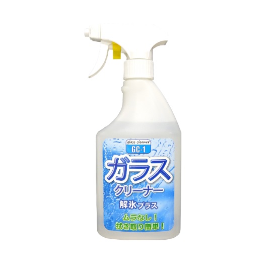 友和 超速乾硝子洗い濯ぎ剤 硝子洗浄剤 GC-1 520ml 吹きつける瓶 箱ユニット(24本入) 気違い水系 原液当てはめる 解氷足し加える