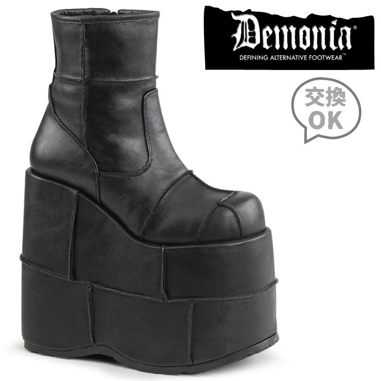 楽天市場】demonia デモニア ミドルブーツ ショートブーツ フラット