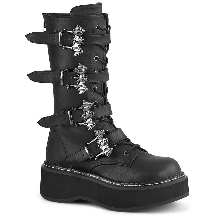 楽天市場】demonia デモニア 厚底 ブーツ ミドルブーツ ショート