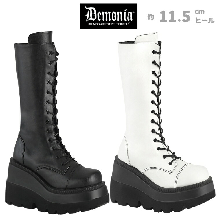 Demonia デモニア 厚底レースアップブーツ 24cm Demonia デモニア 厚底レースアップブーツ 24cm