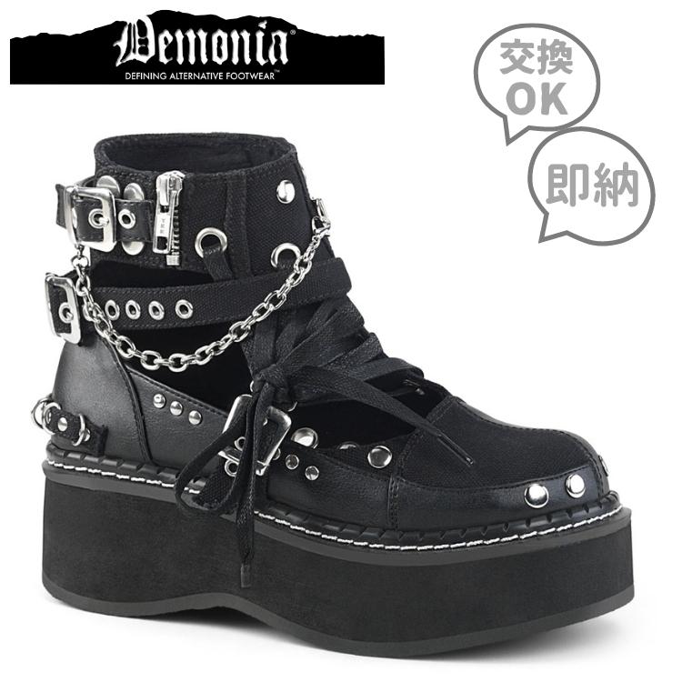 【楽天市場】demonia デモニア 厚底 ブーツ ショートブーツ 厚底