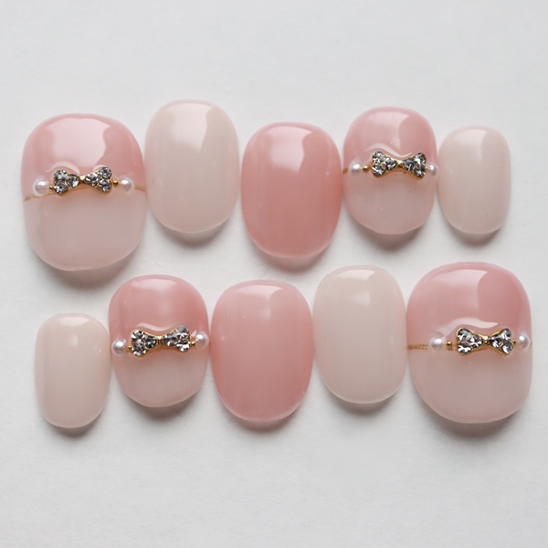 楽天市場】ジェルネイルチップ 肌なじみマルチカラーラインフラワー