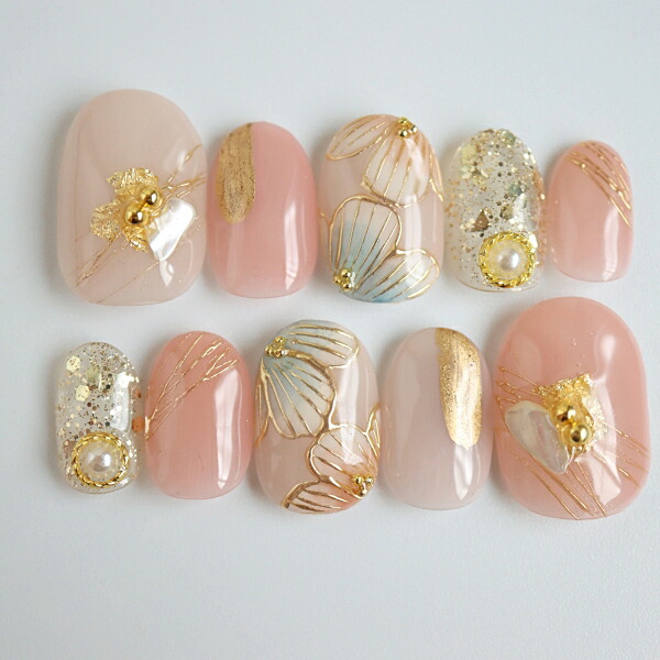 楽天市場】ジェルネイルチップ ナチュラルアートチューリップ サイズ