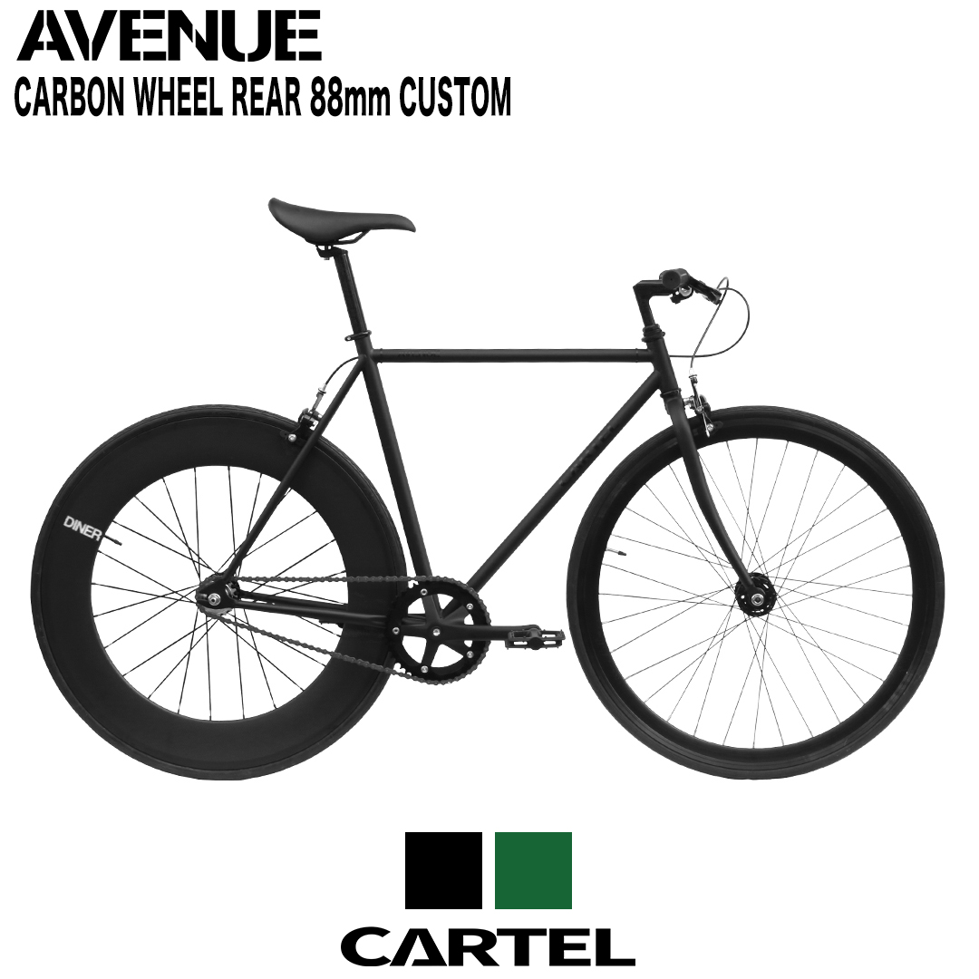 楽天市場】ピストバイク 完成車 カーテルバイク CARTEL BIKES AVENUE 