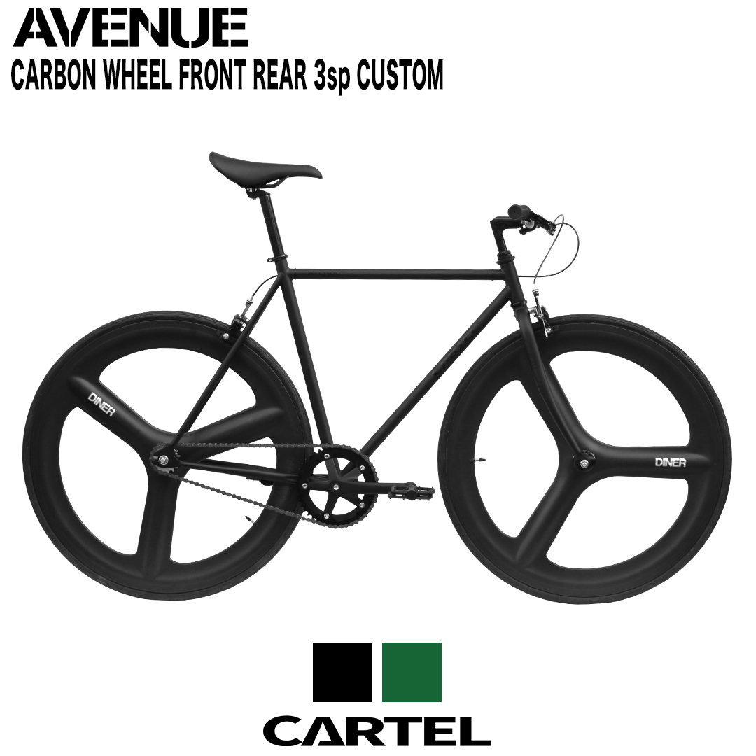 【楽天市場】ピストバイク 完成車 CARTEL BIKES AVENUE