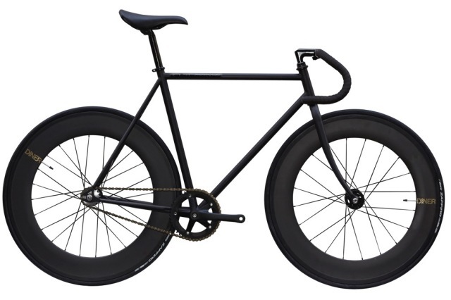 市場 ピストバイク クロモリ mm Cartel Carbon Mat バイク Frontrear 完成品 自転車 Avenue 完成車 Wheel Black スポーツバイク Diner Custom Bikes