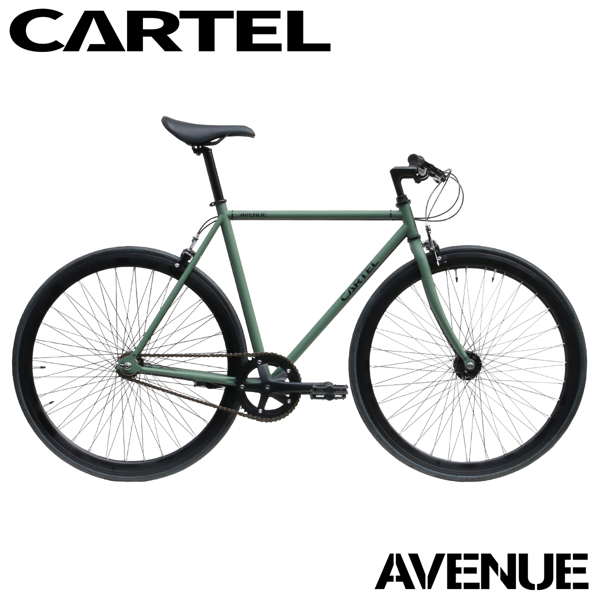 人気急上昇 ピストバイク 完成車 カーテルバイク CARTEL BIKE AVENUE