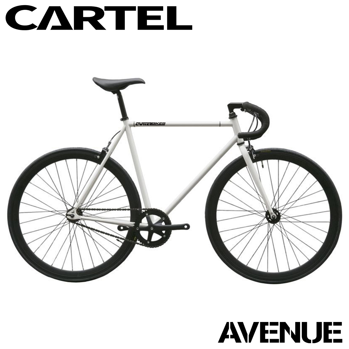 楽天市場】ピストバイク 完成車 カーテルバイク CARTEL BIKES AVENUE