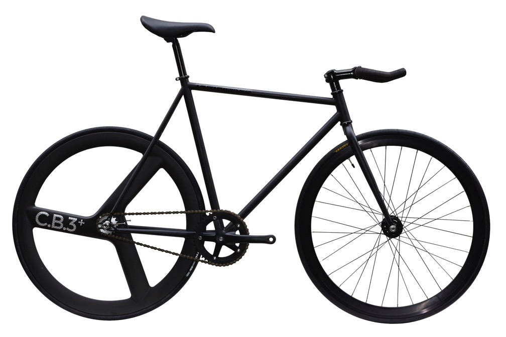 市場 ピストバイク バイク スポーツバイク カーテルバイク Black Mat Cartel Custom 完成車 Carbon Rear 完成品 Wheel Lo Bikes Avenue C B 3 自転車