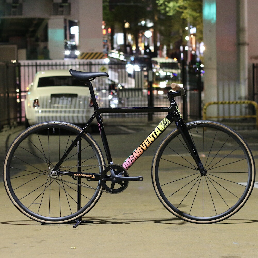 自転車 Los 初心者 初心者 軽量 Bike Beach 自転車 サイクリング おしゃれ ロードバイク 黒 カスタム Angeles 固定ギア Dosnoventa スポーツバイク ブラック Diner店イタリア ベース シンプル アルミ ピストバイク Venice フリーギア バイク カスタムバイク フレーム