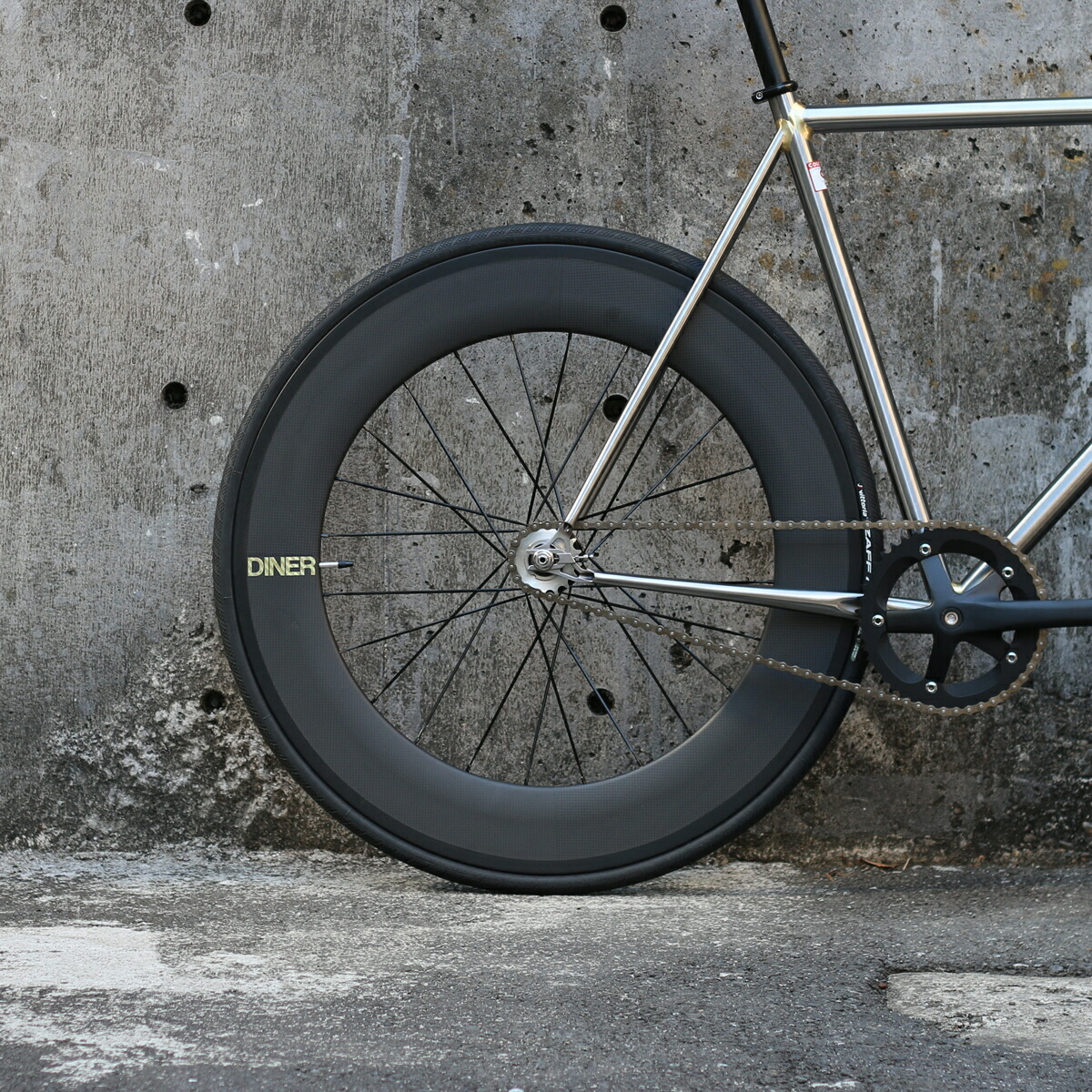 限定2台 完成車 ピストバイク Leaderbike 完成車 Diner Original Limited Editoon mm Raw Custom Bike 自転車 バイク スポーツバイク 完成品 クロモリ 軽量 カスタム カスタムバイク ベース フリーギア 固定ギア 初心者 シンプル おしゃれ Raw ロウ Diner店限定２