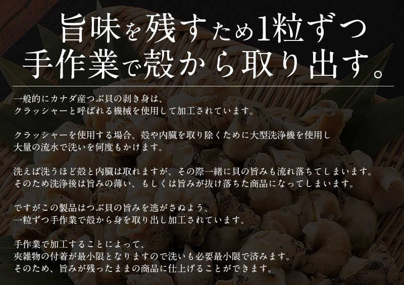 市場 つぶ貝 海産物 ツブ貝 銀の滴 魚介 まとめ買い 貝 1kg 鮮度 剥き身 ボイル 約80粒入り お中元