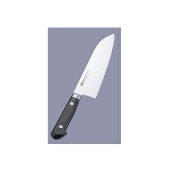 中三徳庖丁 モリブデン鋼 ミソノ ツバ付 （No.583） 16cm