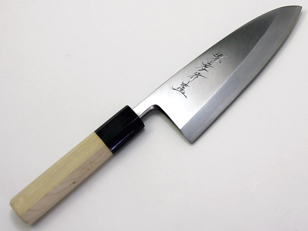 堺孝行 シェフ和庖丁 銀三鋼 出刃 １６．５cm （ASE04036）