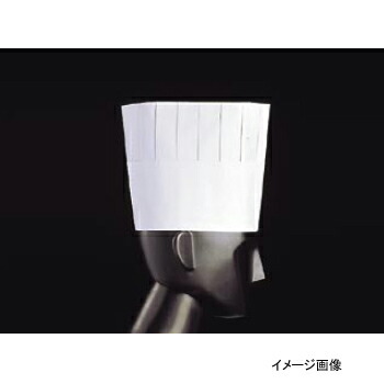 シェフハット A82110 H195 プリーツトック（50枚入）｜ダイニングマート 9,605円