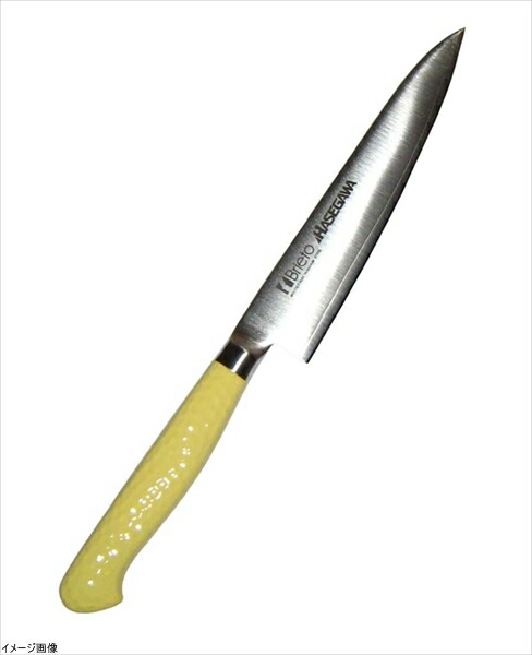 ハセガワ 抗菌カラー庖丁 ペティーナイフ 15cm イエロー MPK-15