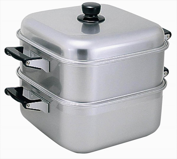 アルマイト角型蒸器 ３３ｃｍ 一重 （AMS71331）