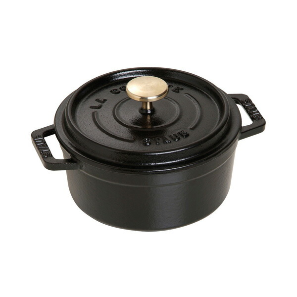 ストウブ ピコ・ココット ラウンド 12ｃｍ ブラック（黒） 40509－471 ストウブ（staub）