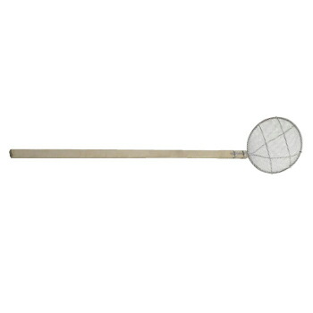 スクイ網 木柄 丸型 40メッシュ 給食用 18-8（ステンレス） 24cm 4,057円