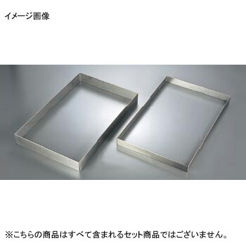 ケーキリング 角型 18-8（ステンレス） 570×370×H25