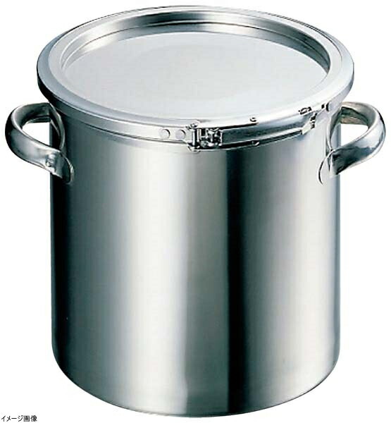 日東 ステンレスタンク ストレートレバーバンド式密閉タンク(フタ付) 100L CTL47H｜ダイニングマート