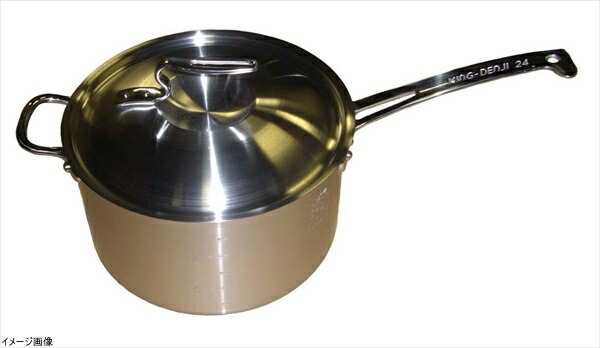 ニューキングデンジ 深型片手鍋(目盛付)24cm 14,153円