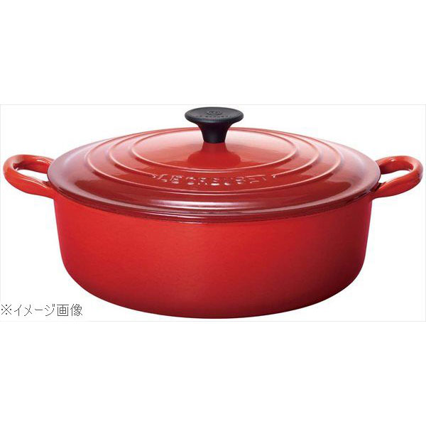 ル・クルーゼ (Le Creuset) トラディション ココットジャポネーズ チェリーレッド 24cm 25052-24-06
