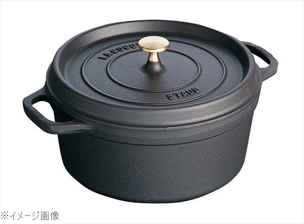 ストウブ ピコ・ココット ラウンド １０ｃｍ ブラック ４０５００－１０１