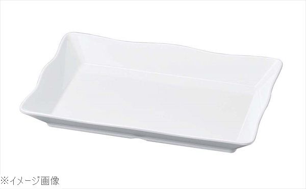 ニューホワイト 波型羽反盛鉢 ４１ｃｍ
