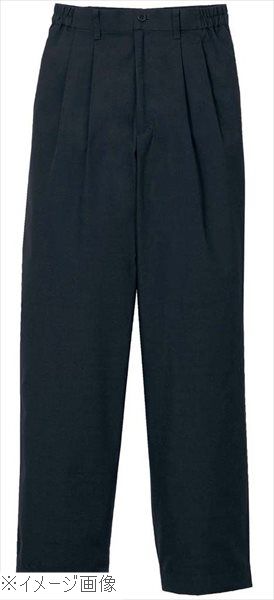ツータックパンツ（女性用）ＫＰ００２Ｌ－７ 黒 １５号
