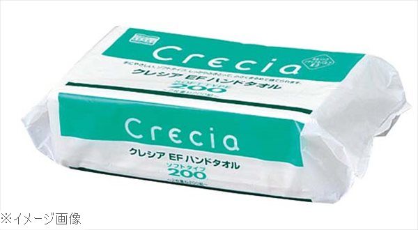 クレシア EFハンドタオル ソフトタイプ200(200組×30束)